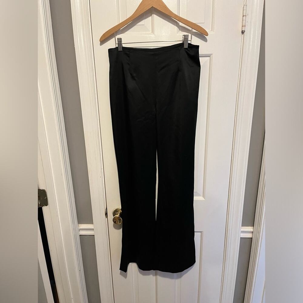 NWT Emil Ratenberg Collection Black Satin Pants Size 6